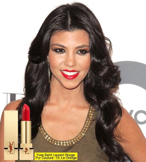 kourtney kardashian lipstick ysl